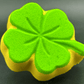 Four - Leaf Clover Kids Bath Bomb with St Patrick's Day Mochi Toy Inside - Berwyn Betty's Bath & Body Shop
