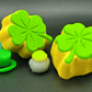 Four - Leaf Clover Kids Bath Bomb with St Patrick's Day Mochi Toy Inside - Berwyn Betty's Bath & Body Shop