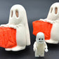 Ghost Trick or Treater Kids Bath Bomb with Ghost Mini Figurine Inside - Berwyn Betty's Bath & Body Shop