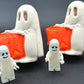 Ghost Trick or Treater Kids Bath Bomb with Ghost Mini Figurine Inside - Berwyn Betty's Bath & Body Shop