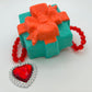 Gift Box Bath Bomb with Princess Necklace Inside - Berwyn Betty's Bath & Body Shop