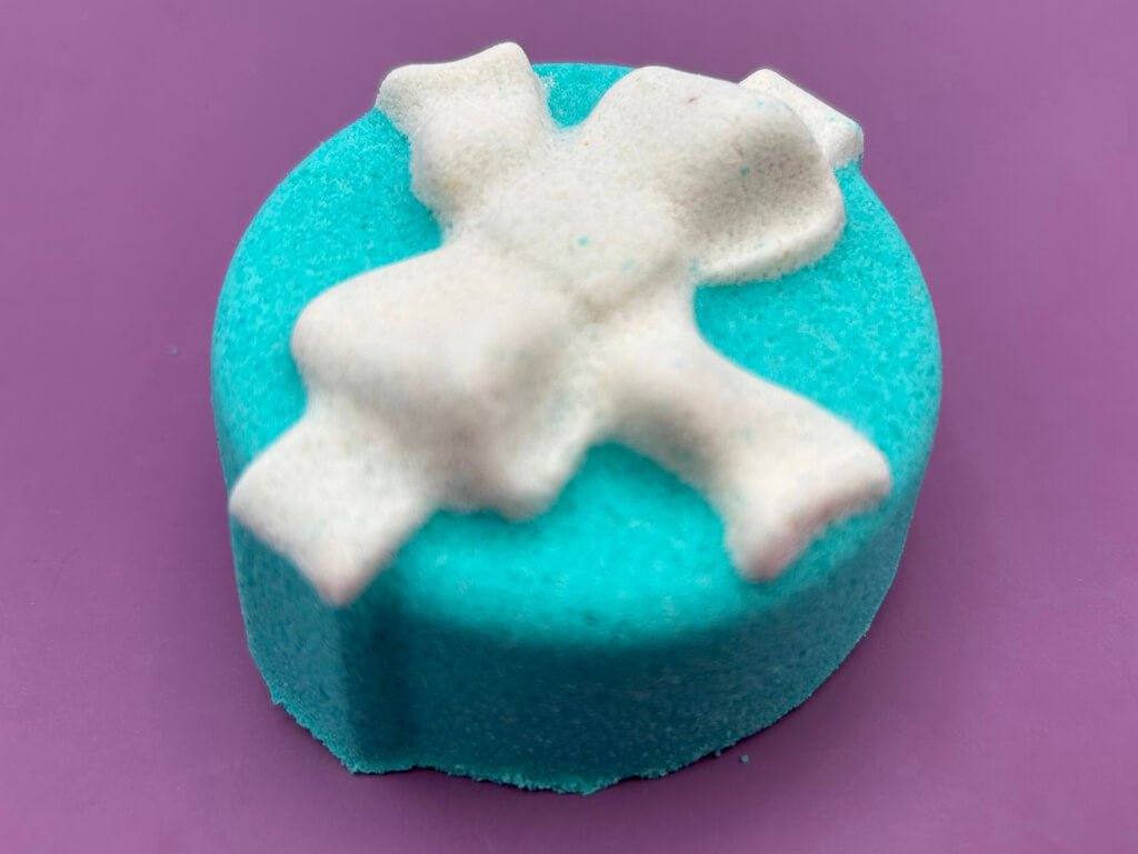 Gift Box with Bow Bath Bomb with Large Plastic Gem Inside - Berwyn Betty's Bath & Body Shop