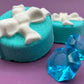 Gift Box with Bow Bath Bomb with Large Plastic Gem Inside - Berwyn Betty's Bath & Body Shop