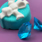 Gift Box with Bow Bath Bomb with Large Plastic Gem Inside - Berwyn Betty's Bath & Body Shop