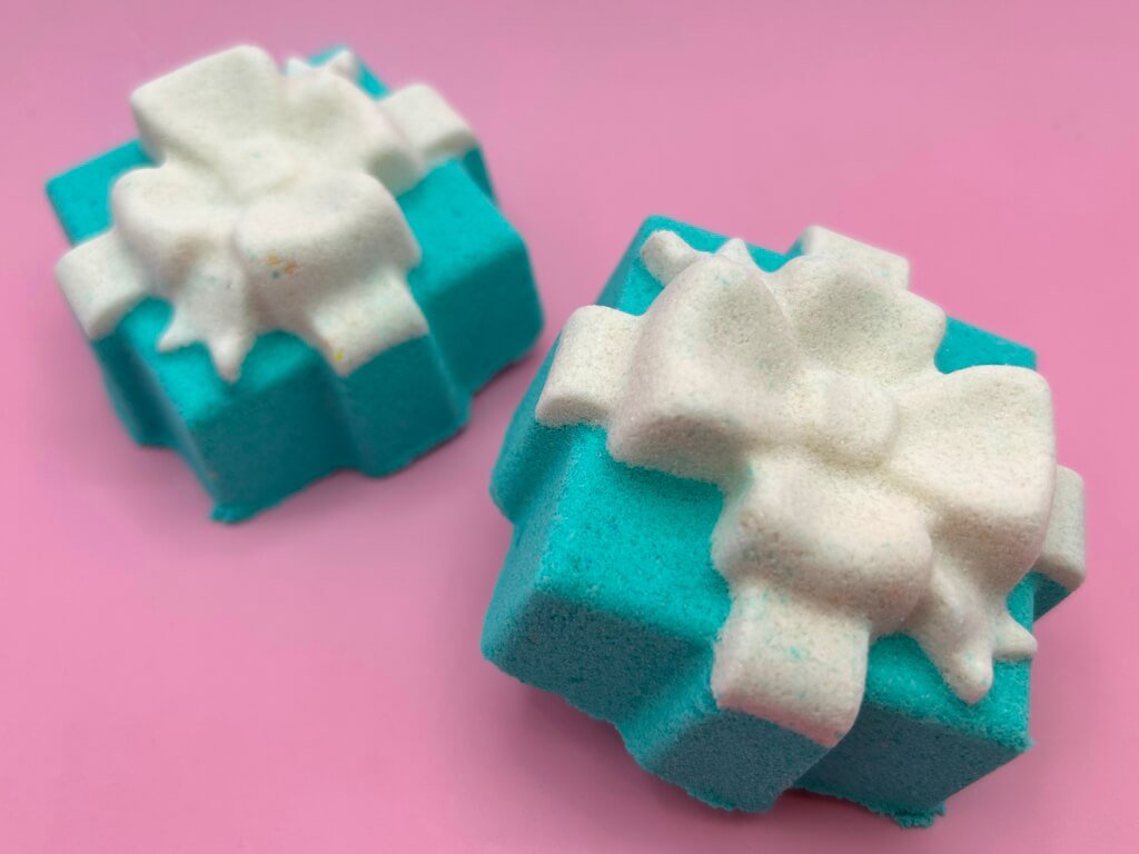 Gift Box with Bow Kids Bath Bomb with Toy Bracelet Inside - Berwyn Betty's Bath & Body Shop