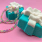 Gift Box with Bow Kids Bath Bomb with Toy Bracelet Inside - Berwyn Betty's Bath & Body Shop