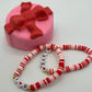 Gift Box with Bow Kids Bath Bomb with Valentines Bracelet Inside - Berwyn Betty's Bath & Body Shop