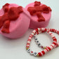 Gift Box with Bow Kids Bath Bomb with Valentines Bracelet Inside - Berwyn Betty's Bath & Body Shop