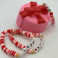 Gift Box with Bow Kids Bath Bomb with Valentines Bracelet Inside - Berwyn Betty's Bath & Body Shop