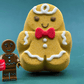 Gingerbread Boy Kids Bath Bomb with Gingerbread Figure Inside - Berwyn Betty's Bath & Body Shop