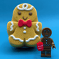 Gingerbread Boy Kids Bath Bomb with Gingerbread Figure Inside - Berwyn Betty's Bath & Body Shop
