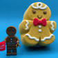 Gingerbread Boy Kids Bath Bomb with Gingerbread Figure Inside - Berwyn Betty's Bath & Body Shop
