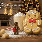 Gingerbread Boy Kids Bath Bomb with Gingerbread Figure Inside - Berwyn Betty's Bath & Body Shop