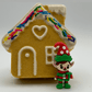 Gingerbread House Kids Bath Bomb with Elf Inside - Berwyn Betty's Bath & Body Shop