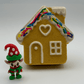 Gingerbread House Kids Bath Bomb with Elf Inside - Berwyn Betty's Bath & Body Shop