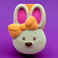 Girl Bunny Kids Bath Bomb with Mini Bunny Figure Inside - Berwyn Betty's Bath & Body Shop