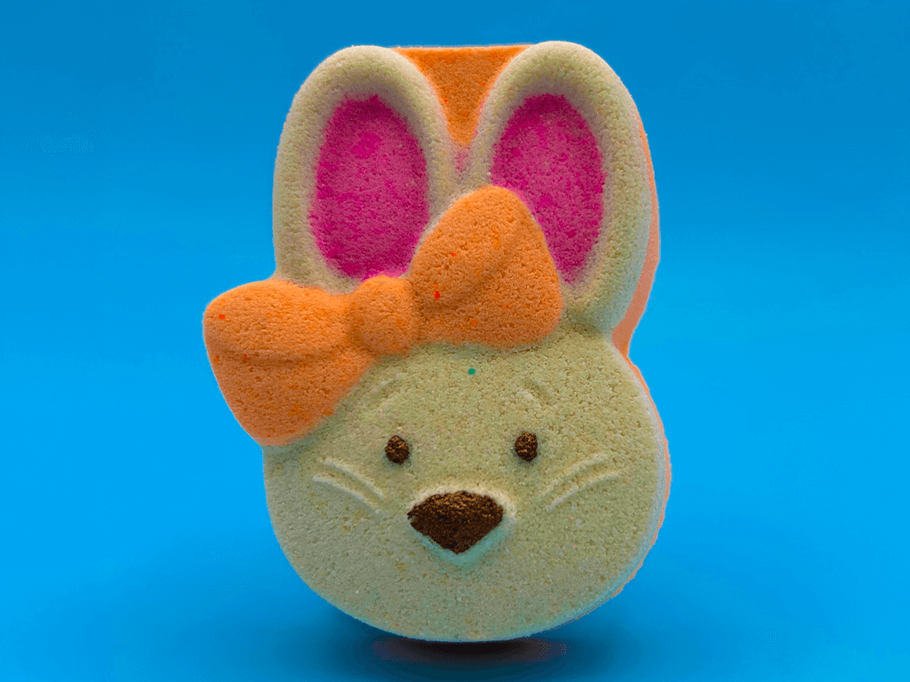 Girl Bunny Kids Bath Bomb with Mini Bunny Figure Inside - Berwyn Betty's Bath & Body Shop