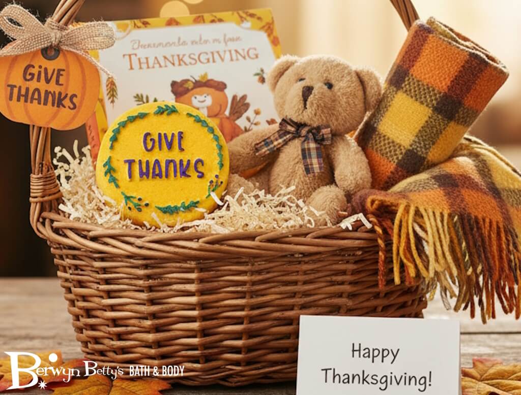 "Give Thanks" Thanksgiving Kids Bath Bomb - Berwyn Betty's Bath & Body Shop