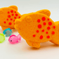 Goldfish Kids Bath Bomb with Luminous Fish Toy Inside - Berwyn Betty's Bath & Body Shop