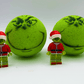 Grinch Kids Bath Bomb with Toy Grinch Mini Figure Inside - Berwyn Betty's Bath & Body Shop