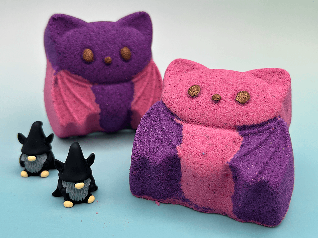 Halloween Bat Bath Bomb for Kids with Surprise Bat Gnome Toy Inside - Berwyn Betty's Bath & Body Shop