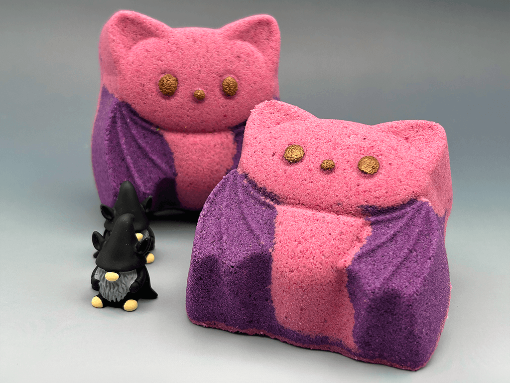 Halloween Bat Bath Bomb for Kids with Surprise Bat Gnome Toy Inside - Berwyn Betty's Bath & Body Shop