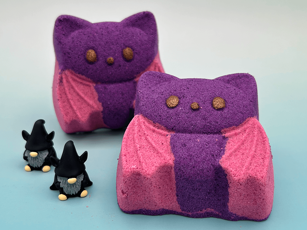 Halloween Bat Bath Bomb for Kids with Surprise Bat Gnome Toy Inside - Berwyn Betty's Bath & Body Shop