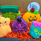 Halloween Bath Bombs Gift Box for Kids - 5 Count with Surprise Toys Inside - Berwyn Betty's Bath & Body Shop