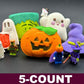 HALLOWEEN Bath Bombs Gift Box with Holiday Themed Bombs - 5 ct - Berwyn Betty's Bath & Body Shop