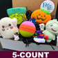 HALLOWEEN Bath Bombs Gift Box with Holiday Themed Bombs - 5 ct - Berwyn Betty's Bath & Body Shop