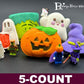 HALLOWEEN Bath Bombs Gift Box with Holiday Themed Bombs - 5 ct - Berwyn Betty's Bath & Body Shop