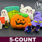 HALLOWEEN Bath Bombs Gift Box with Holiday Themed Bombs - 5 ct - Berwyn Betty's Bath & Body Shop