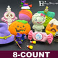 HALLOWEEN Bath Bombs Gift Box with Holiday Themed Bombs - 8 ct - Berwyn Betty's Bath & Body Shop