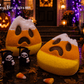 Halloween Bitten Candy Corn Bath Bomb for Kids with Grim Reaper Toy Inside - Berwyn Betty's Bath & Body Shop