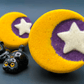 Halloween Crescent Moon Bath Bomb for Kids with Surprise Black Cat Toy Inside - Berwyn Betty's Bath & Body Shop