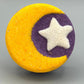 🌙 Halloween Crescent Moon Kids Bath Bomb with Black Cat Toy Inside - Berwyn Betty's Bath & Body Shop