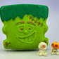 Halloween Frankenstein Bath Bomb for Kids with Cute Halloween Figure Inside - Berwyn Betty's Bath & Body Shop