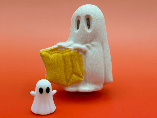 Halloween Ghost Trick-or-Treater Bath Bomb for Kids with Surprise Ghost Toy Inside - Berwyn Betty's Bath & Body Shop