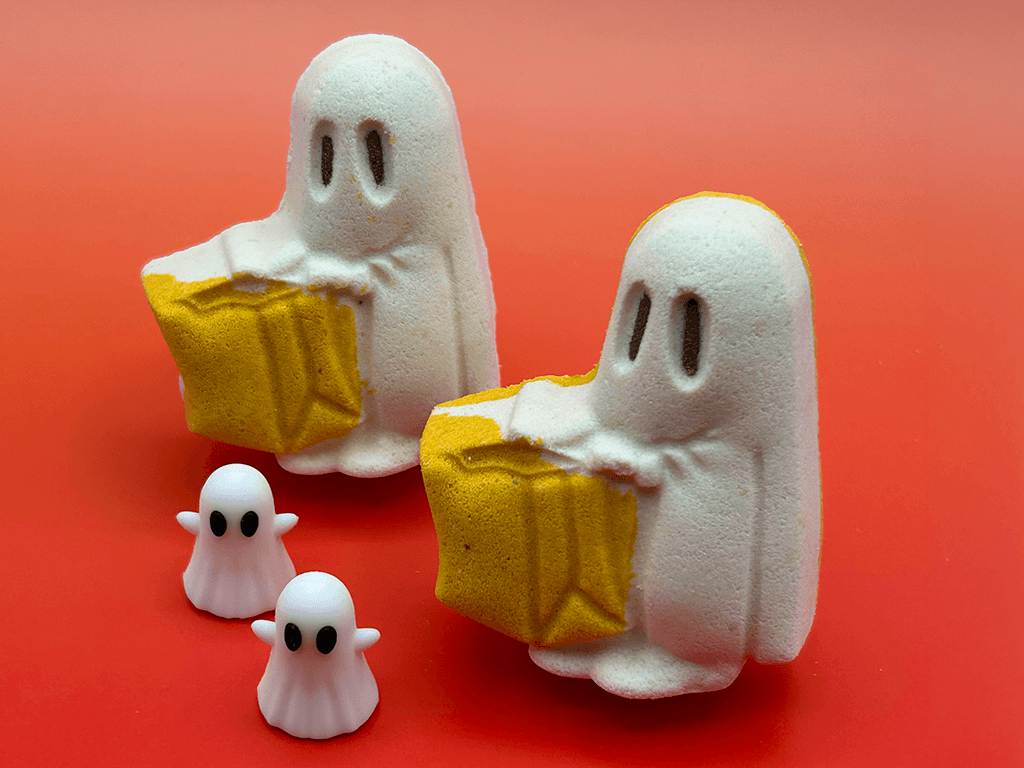 Halloween Ghost Trick-or-Treater Bath Bomb for Kids with Surprise Ghost Toy Inside - Berwyn Betty's Bath & Body Shop