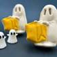 Halloween Ghost Trick-or-Treater Bath Bomb for Kids with Surprise Ghost Toy Inside - Berwyn Betty's Bath & Body Shop