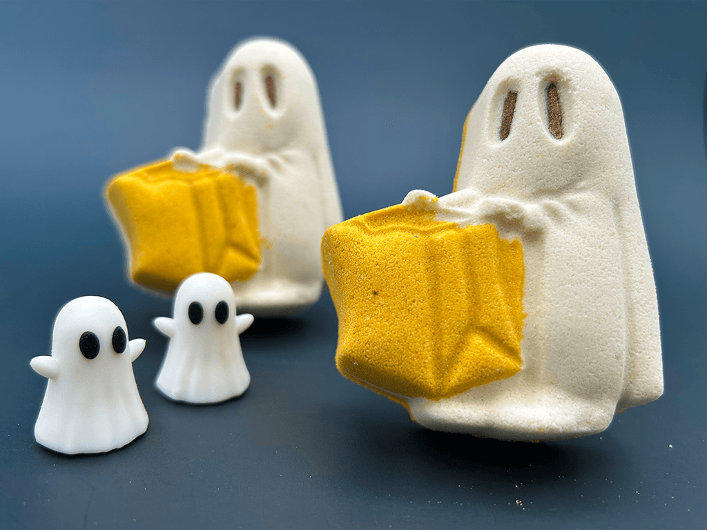 Halloween Ghost Trick-or-Treater Bath Bomb for Kids with Surprise Ghost Toy Inside - Berwyn Betty's Bath & Body Shop
