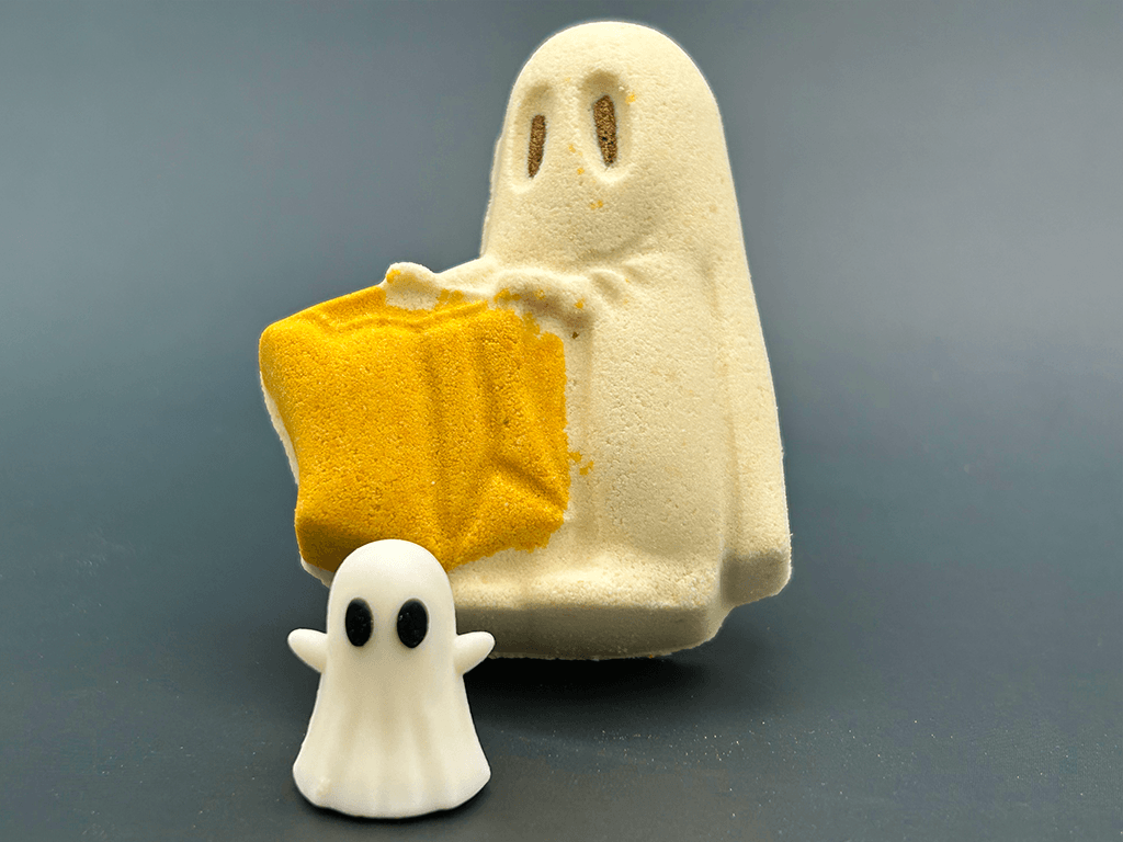 Halloween Ghost Trick-or-Treater Bath Bomb for Kids with Surprise Ghost Toy Inside - Berwyn Betty's Bath & Body Shop