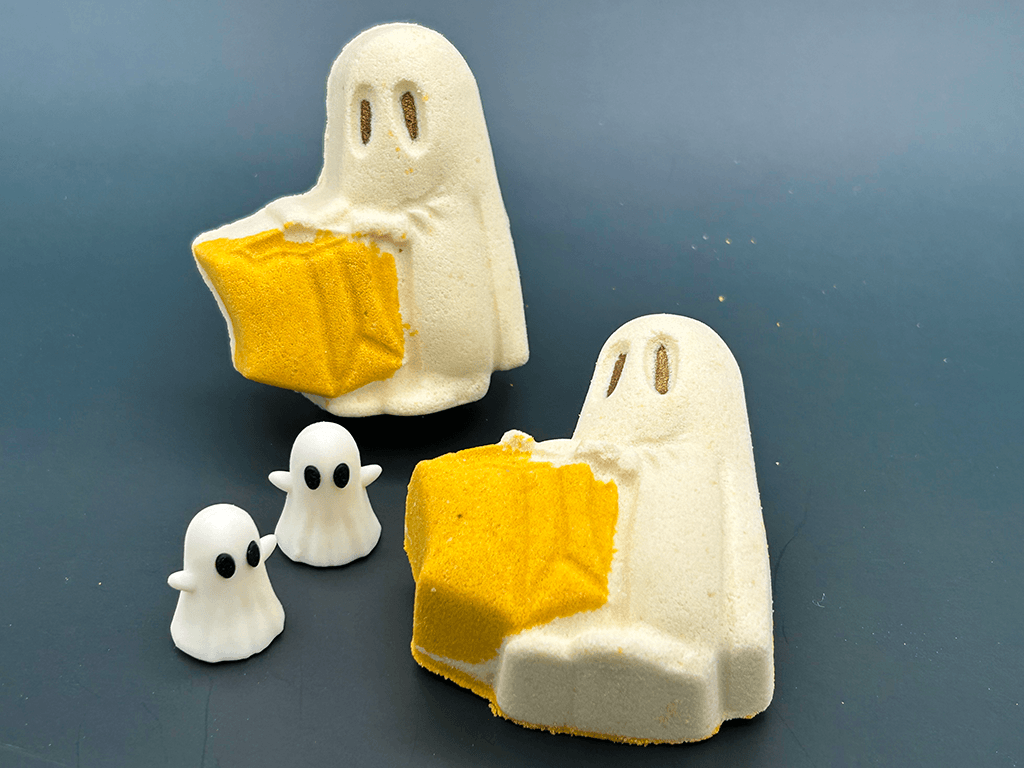 Halloween Ghost Trick-or-Treater Bath Bomb for Kids with Surprise Ghost Toy Inside - Berwyn Betty's Bath & Body Shop