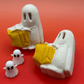 Halloween Ghost Trick-or-Treater Bath Bomb for Kids with Surprise Ghost Toy Inside - Berwyn Betty's Bath & Body Shop