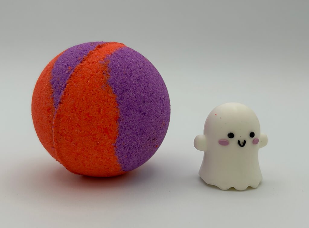 Halloween Kids Bath Bomb with Halloween Figurine Inside - Berwyn Betty's Bath & Body Shop