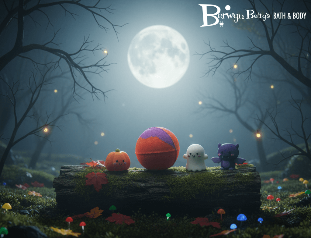 Halloween Kids Bath Bomb with Halloween Figurine Inside - Berwyn Betty's Bath & Body Shop