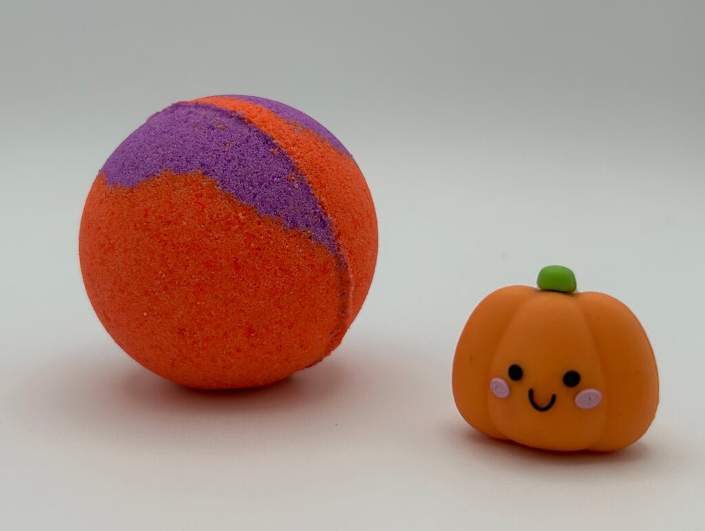 Halloween Kids Bath Bomb with Halloween Figurine Inside - Berwyn Betty's Bath & Body Shop