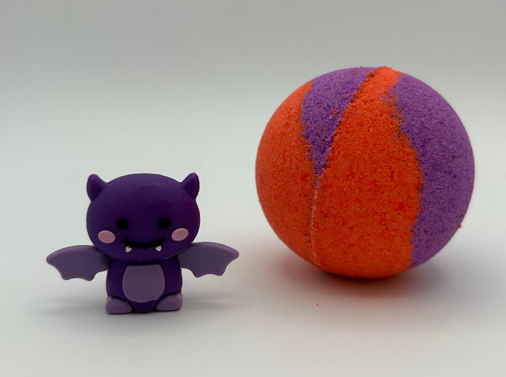 Halloween Kids Bath Bomb with Halloween Figurine Inside - Berwyn Betty's Bath & Body Shop