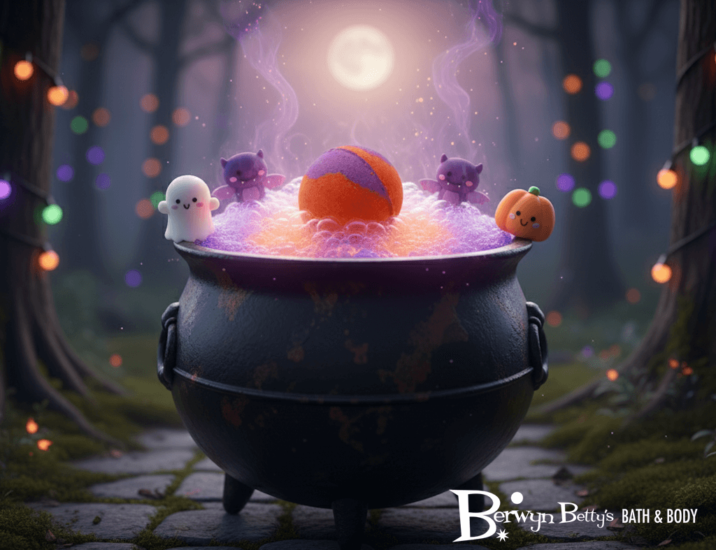 Halloween Kids Bath Bomb with Halloween Figurine Inside - Berwyn Betty's Bath & Body Shop