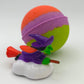 Halloween Kids Bath Bomb with Witch Pullback Racer Toy Inside - Berwyn Betty's Bath & Body Shop